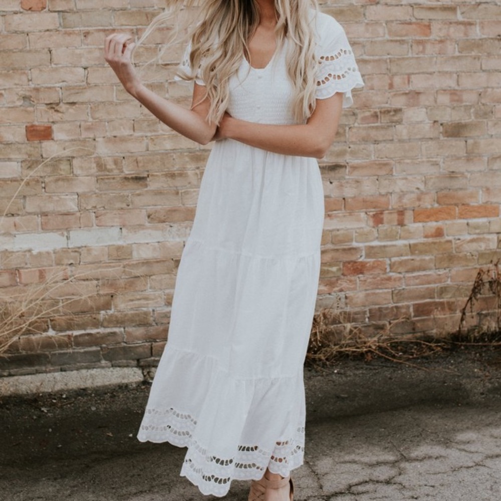 White Maxi dress